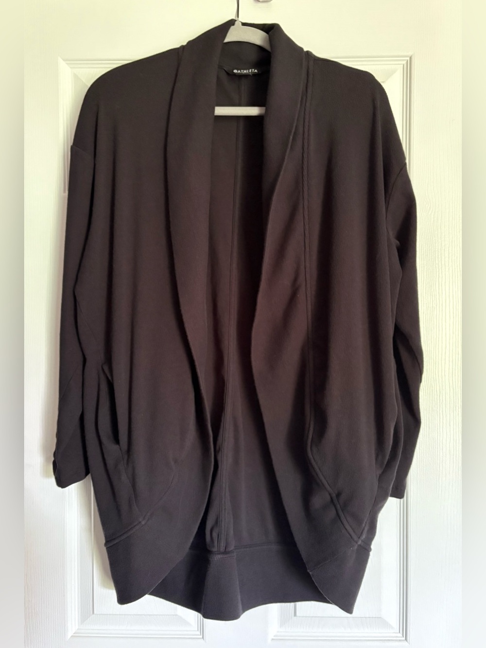 Athleta Black Women's Cardigan with Branded Tag - Picture 6 of 6